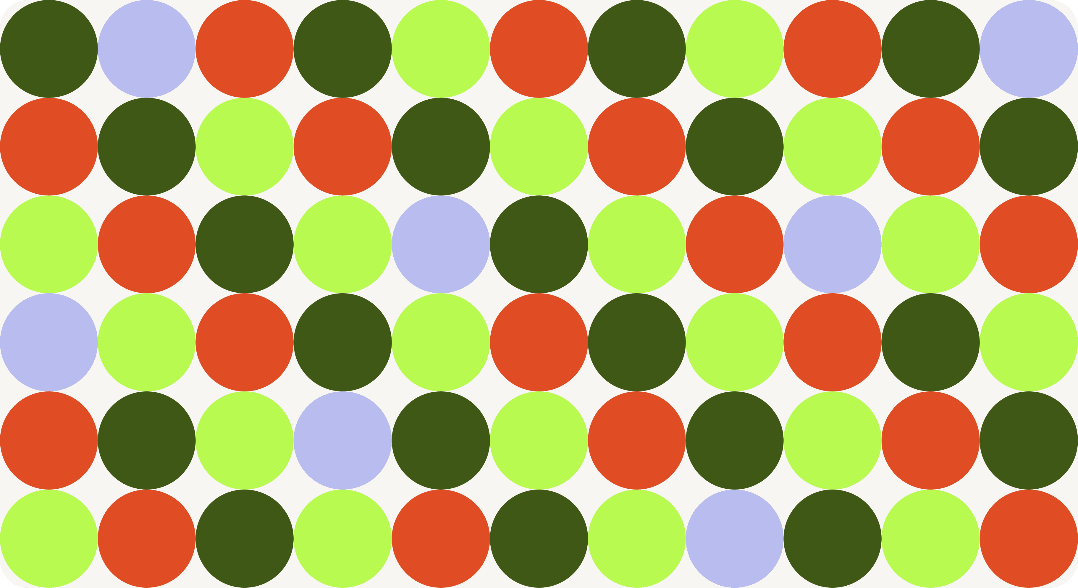 Multiple circles of different colours grouped together in an even grid representing the ambiguity of transaction data.